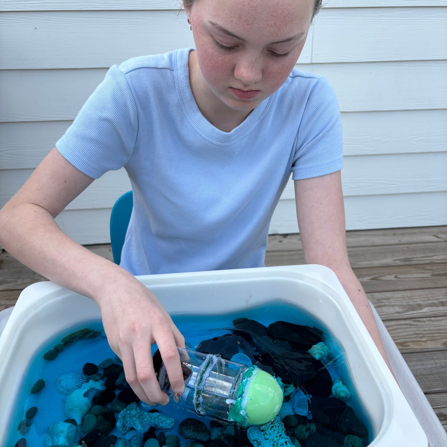 Child with Deep Blue Sea activity