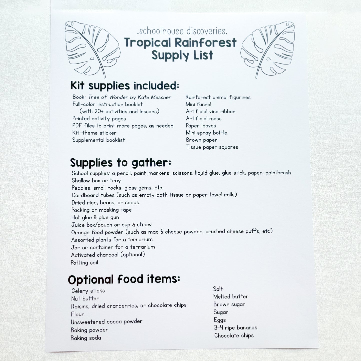 {PRE-ORDER} Tropical Rainforest