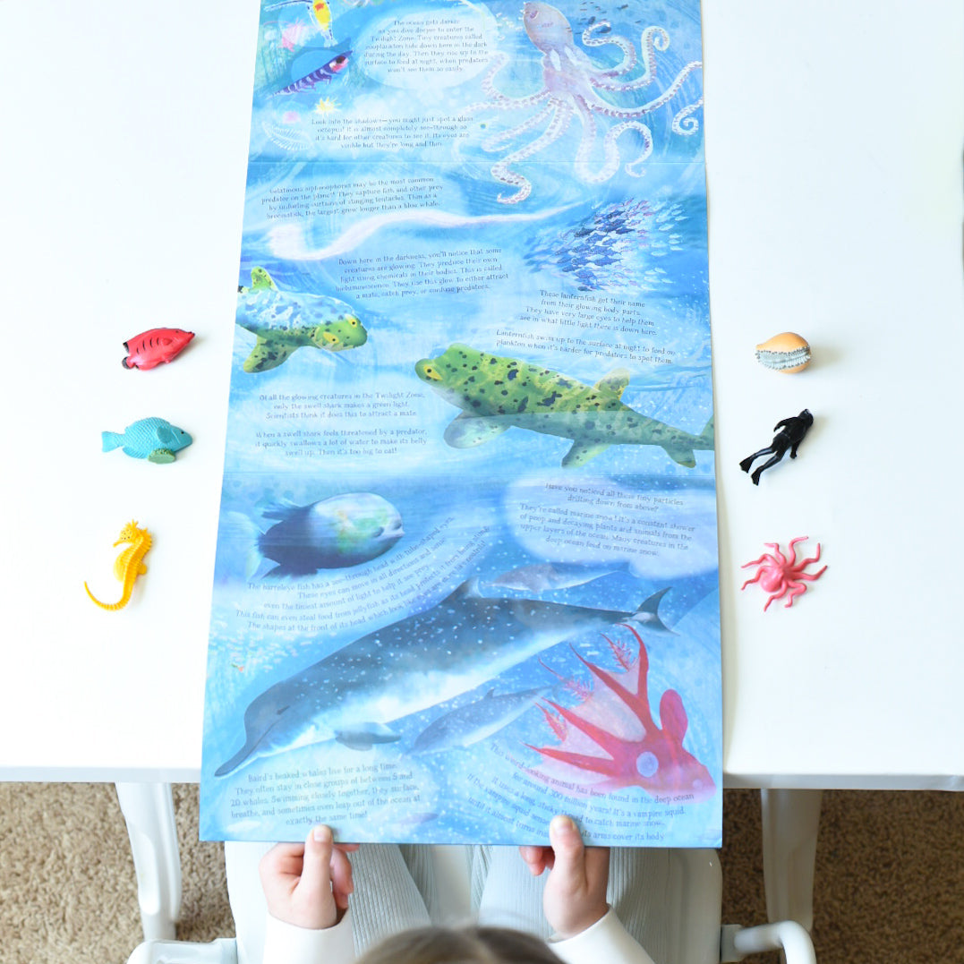 Deep Blue Sea Book with Sensory Fish