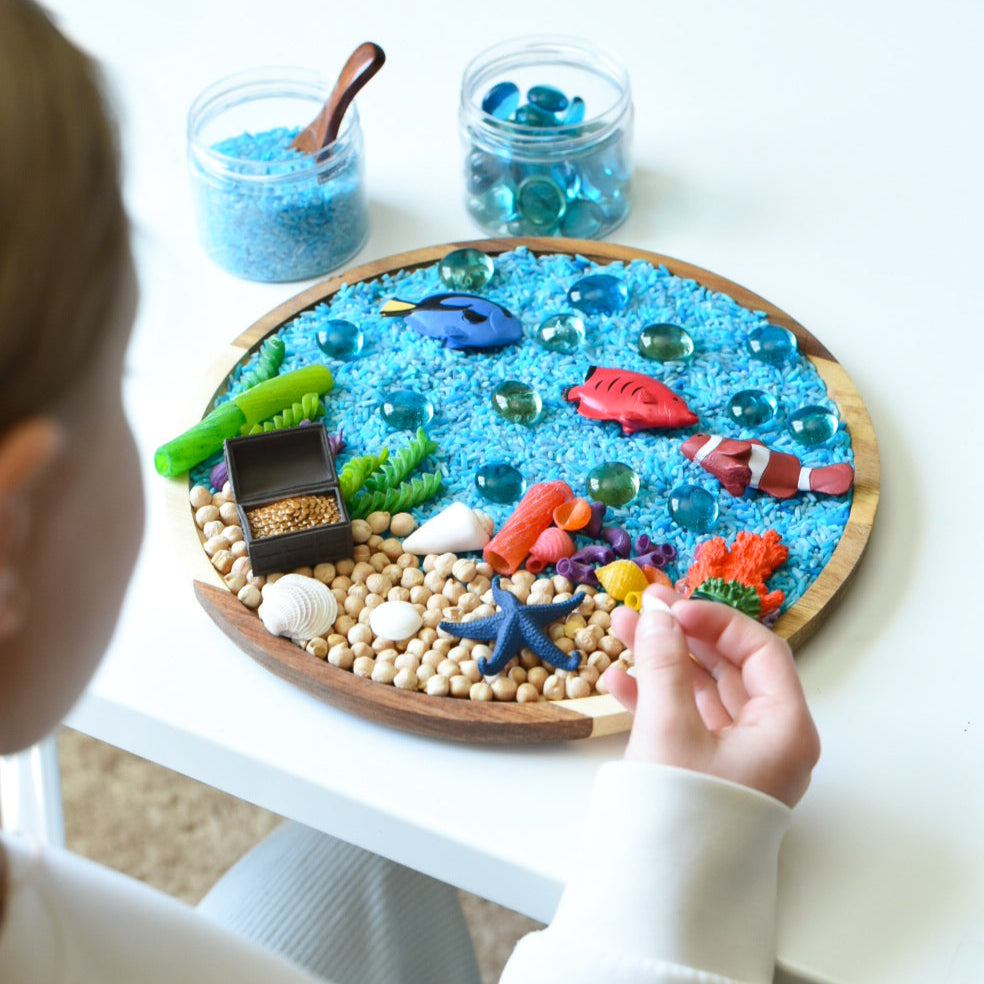 Deep Blue Sea Child Sensory Play