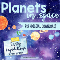 Planets in Space {PDF DIGITAL DOWNLOAD}