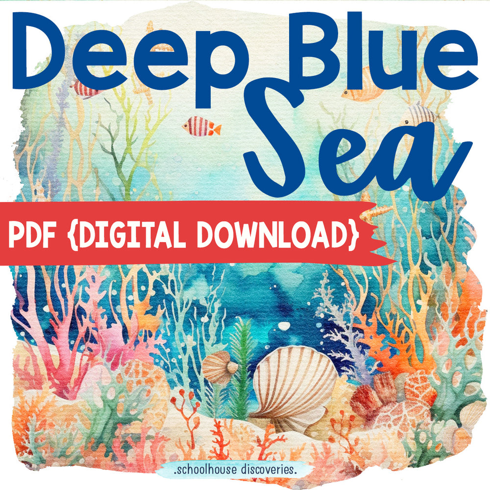 Deep Blue Sea {PDF DIGITAL DOWNLOAD}