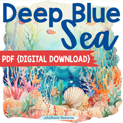 Deep Blue Sea {PDF DIGITAL DOWNLOAD}