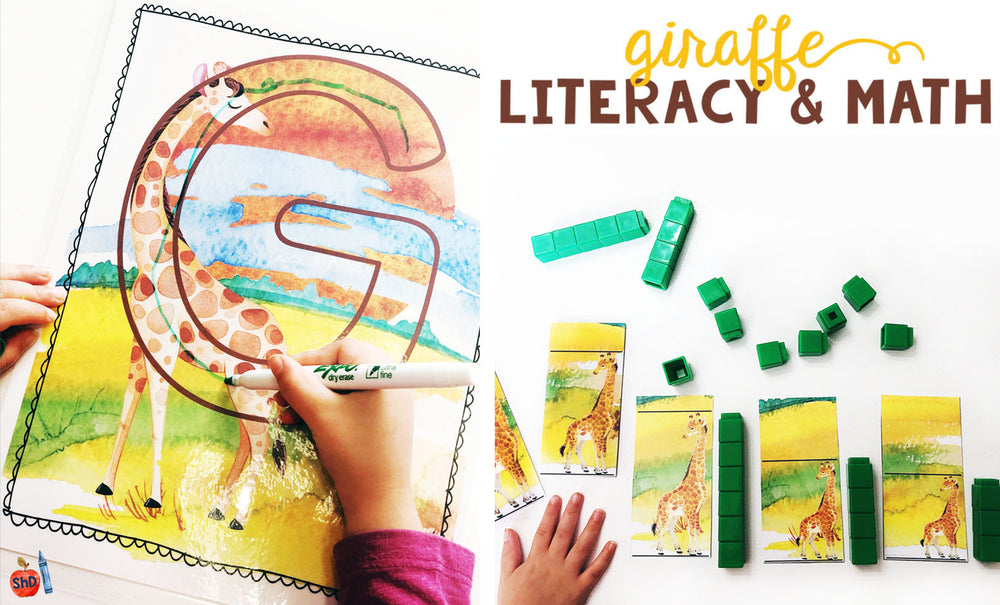 Math Giraffe Preschool Giraffe Literacy & Math – Schoolhouse Discoveries