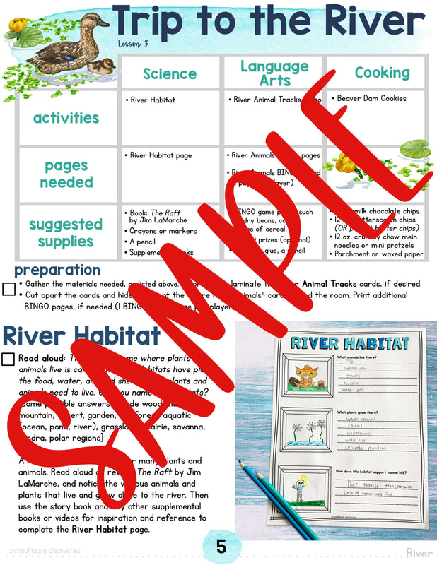 Trip to the River {PDF DIGITAL DOWNLOAD}