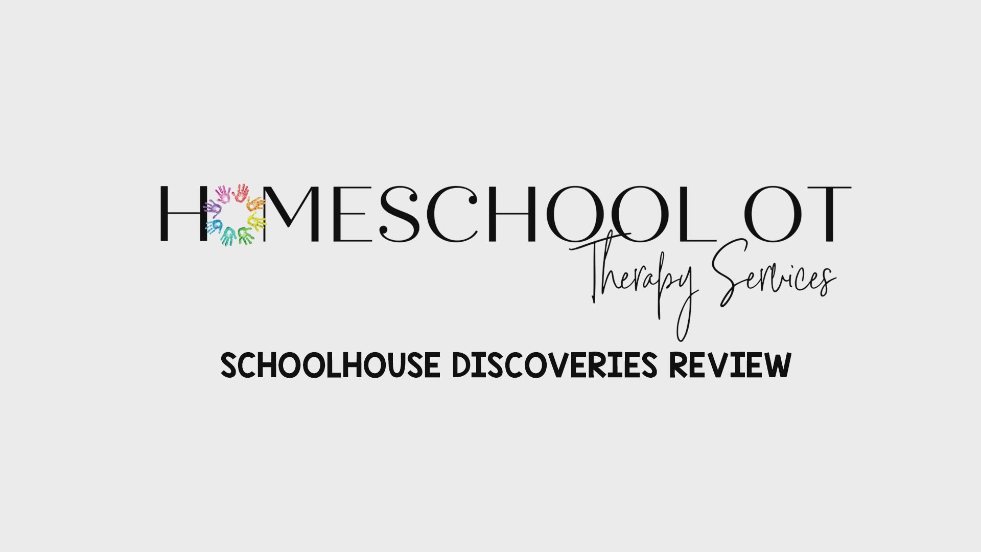 Load video: Occupational therapist reviewing Schoolhouse Discoveries kit, discussing its benefits for fine motor skills, cognitive development, creativity, and social skills in children.
