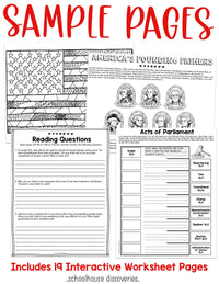 Advanced Adventures American Revolution (5th-8th Grade) {PDF DIGITAL DOWNLOAD}