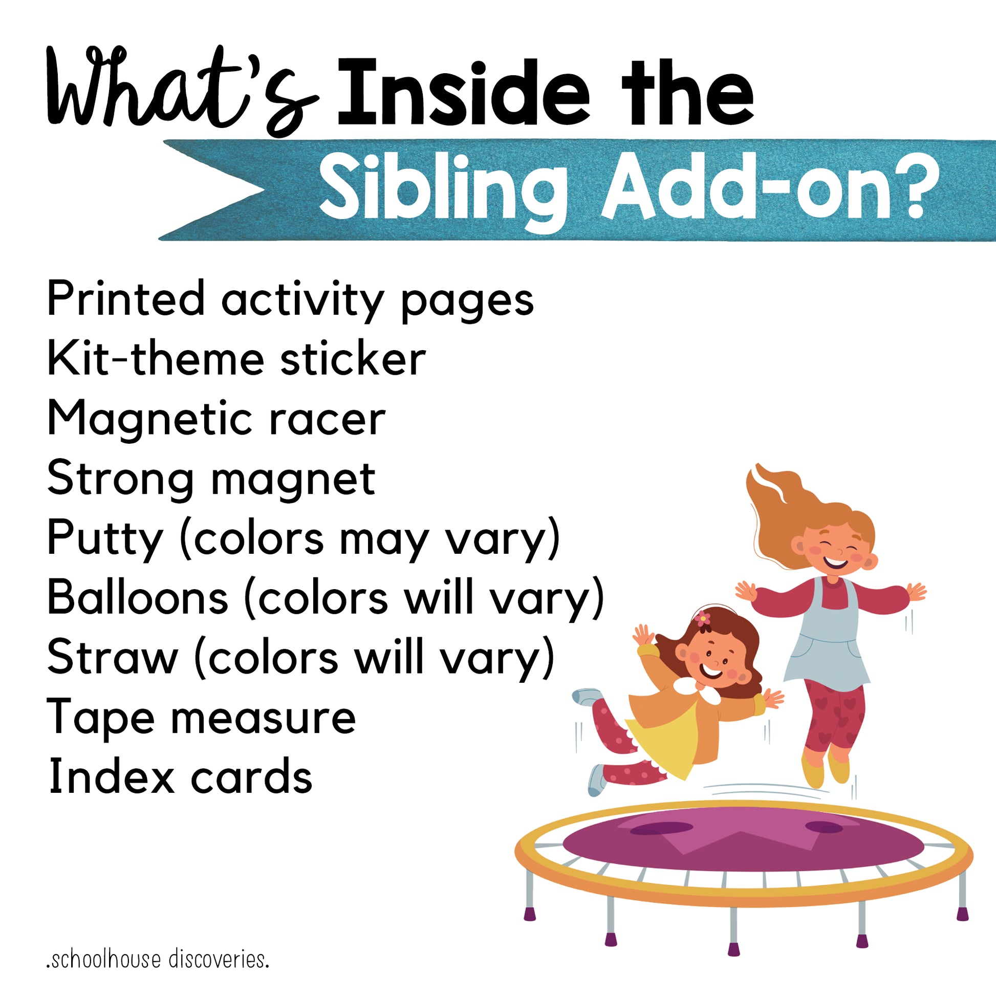 What's inside the Sibling add-on: Forces & Motion
