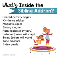 What's inside the Sibling add-on: Forces & Motion